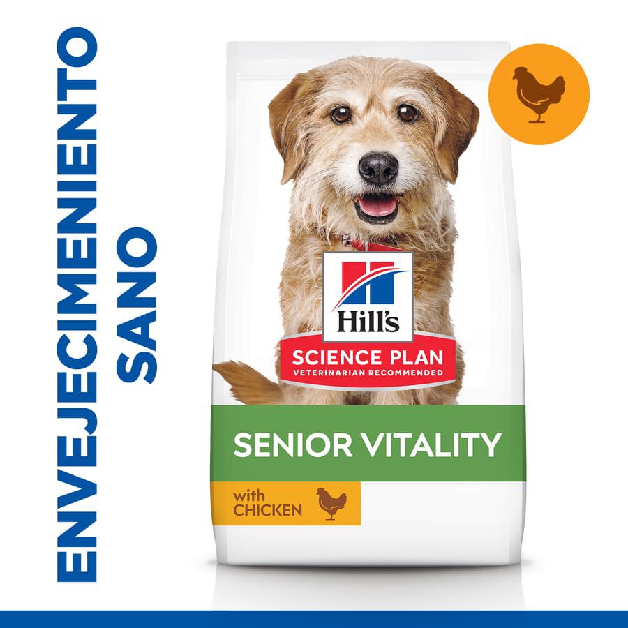 1.5 kg Hill's Small y Mini Adult +7 Science Plan Youthful Vitality Frango ra&ccedil;&atilde;o para c&atilde;es, , large Imagem n&uacute;mero 2